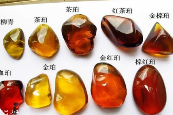 琥珀都有什么颜色,琥珀有几种颜色