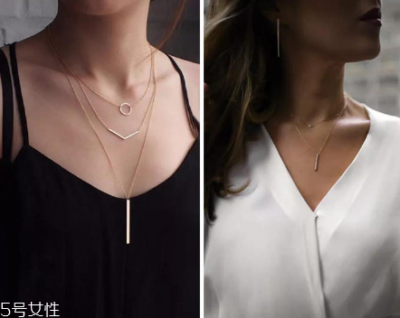 简约项链设计图,简单的项链