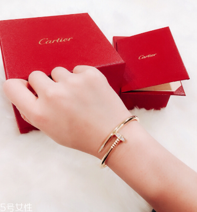 卡地亚钉子手镯真假怎么分辨,卡地亚钉子项链真假对照图