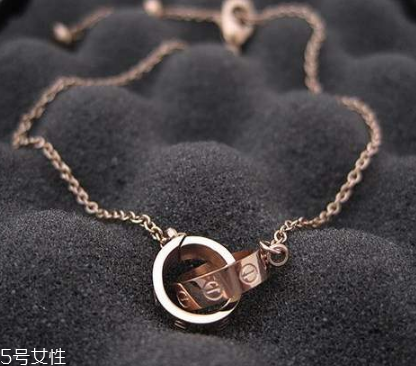 卡地亚双环项链真假鉴定,卡地亚双环项链真假图