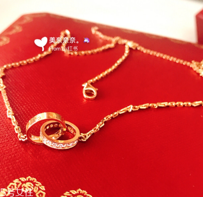 卡地亚双环项链怎么样辨别真假,卡地亚双环项链