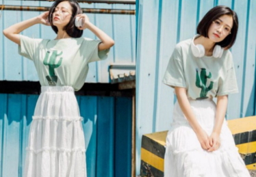 白色半身裙搭配什么上衣好看,白色半身裙搭配什么颜色上衣