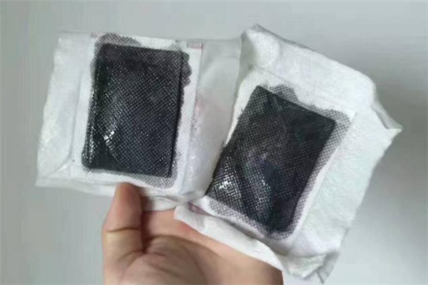 怎么辨别足贴真假,真假足贴用后图片