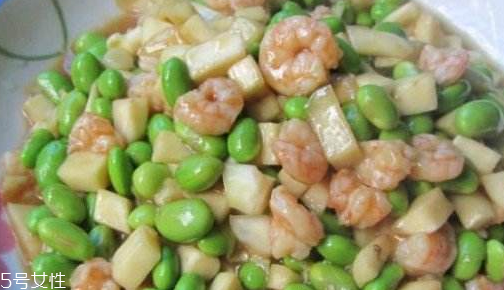 虾仁和毛豆怎么炒,虾仁毛豆怎么炒好吃