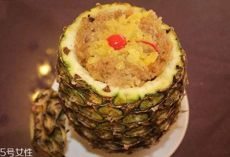 菠萝饭的做法 最正宗的做法,菠萝饭的做法家常