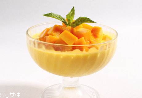 芒果布丁做法家庭自制,芒果能做什么甜点