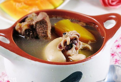 墨鱼党参排骨汤,墨鱼党参鸡汤的做法