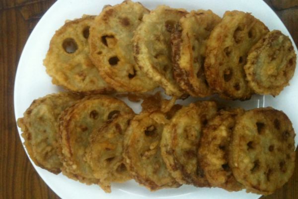 怎么炸藕合好吃,炸藕合的家常做法