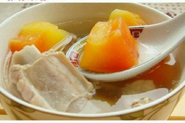 木瓜煲排骨汤怎么做,木瓜煲排骨怎么煲