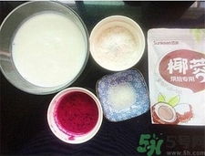 椰蓉鲜奶冻的制作方法,火龙果椰蓉奶糕的做法