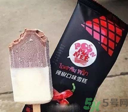 辣椒口味雪糕,辣椒油雪糕
