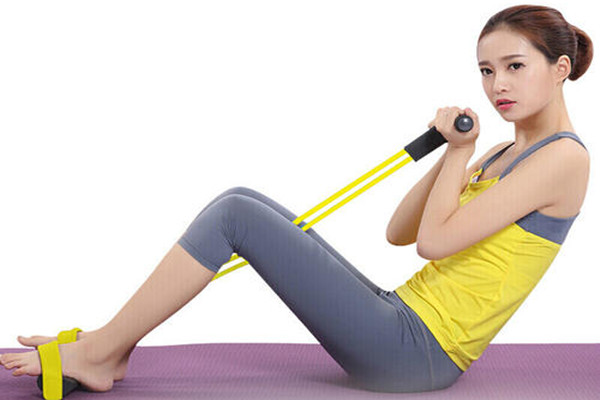 脚蹬拉力器锻炼方法,脚蹬拉力器动作