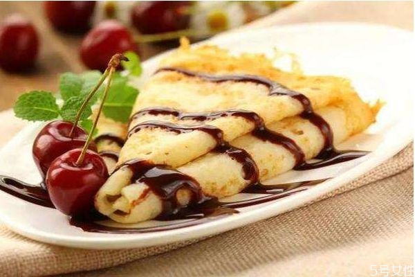 一个可丽饼,可乐饼和可丽饼