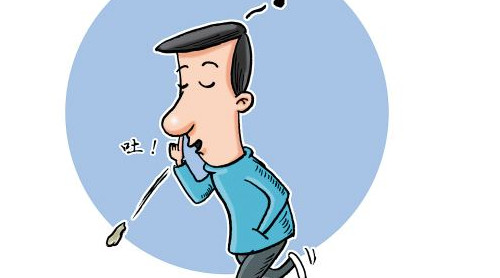 为什么口痰有一块东西,口痰一坨一坨的