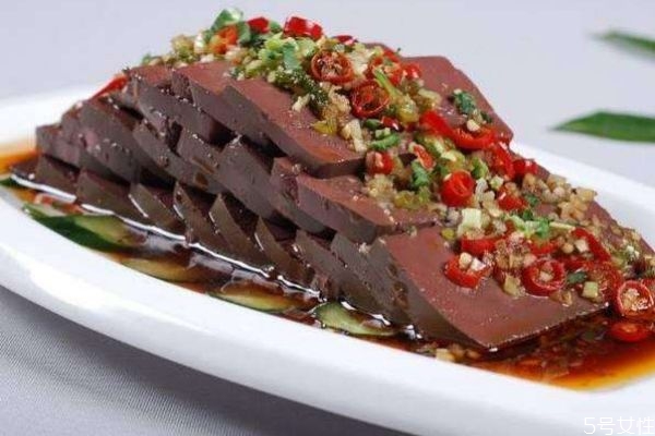 猪血的热量是多少,猪血热量表