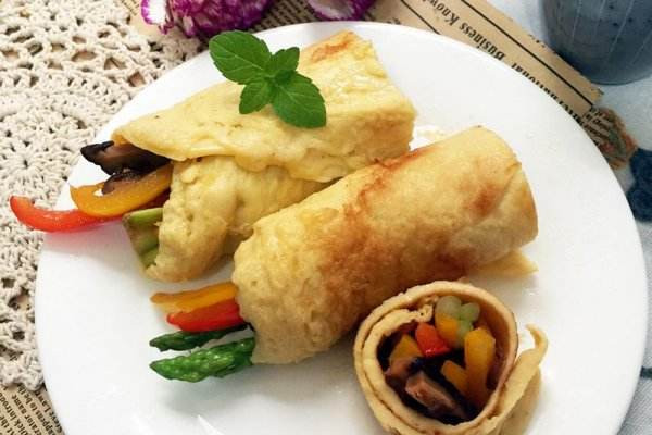 早餐鸡蛋卷怎么做,早餐鸡蛋卷怎么做窍门