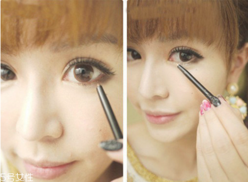 网红无辜下垂眼妆图片,网红无辜下垂眼妆