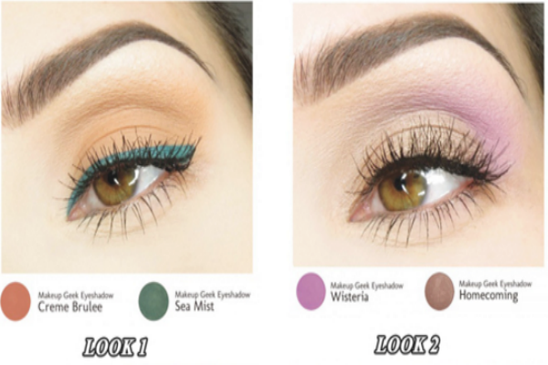 三种眼影颜色搭配,眼影的颜色怎样搭配