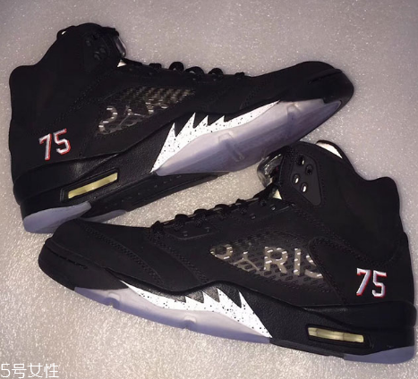 aj4巴黎圣日耳曼多少钱,aj5巴黎圣日耳曼真假对比