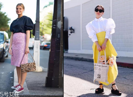 泡泡袖搭配半身裙,泡泡袖搭配怎样的下裙 泡泡袖搭配半身裙,泡泡袖搭配怎样的下裙