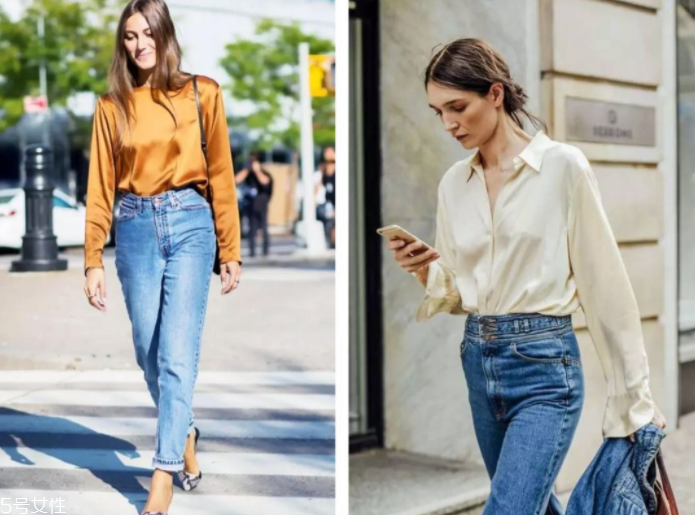 丝绸衬衫搭配什么裤子,丝绸衬衫搭配