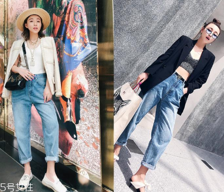 牛仔烟管裤搭配什么鞋子好看,牛仔烟管裤搭配什么上衣