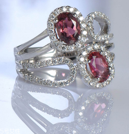 怎样选碧玺戒指,碧玺戒指款式图片大全