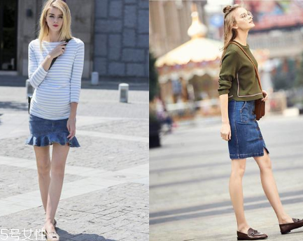 牛仔包臀裙可以搭配什么上衣,休闲半身裙 牛仔包臀裙可以搭配什么上衣,休闲半身裙