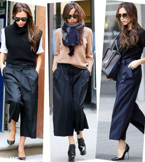 高腰阔腿裤应该搭配什么上衣,高腰阔腿裤冬天怎么搭配