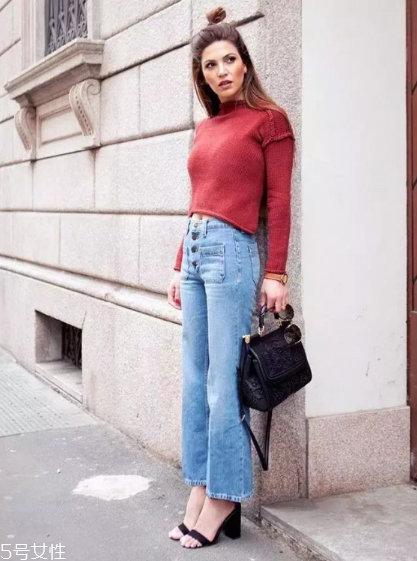 阔腿裤配毛衣好看吗?,阔腿裤配毛呢大衣好看吗
