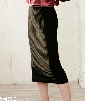 高腰开叉半身裙长裙,针织半身裙开叉怎么穿