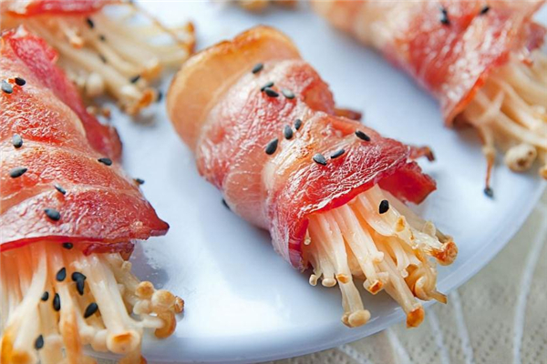 培根金针菇卷烤箱,培根金针菇卷的做法 培根金针菇卷烤箱,培根金针菇卷的做法