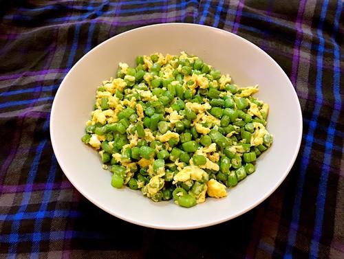 豆角炒鸡蛋的做法,豆角炒鸡蛋的做法窍门