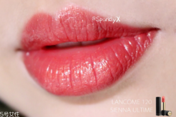 兰蔻120试色,兰蔻180试色口红