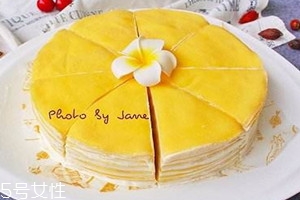 榴莲千层热量高吗?,榴莲千层的热量是多少大卡