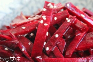 凉拌红菜头的做法,凉拌红菜头的做法窍门