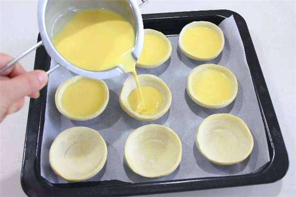 蛋糕胚的配方,蛋挞液的制作方法