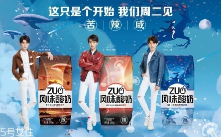酸奶喝着有种辣辣的感觉,zuo风味酸奶