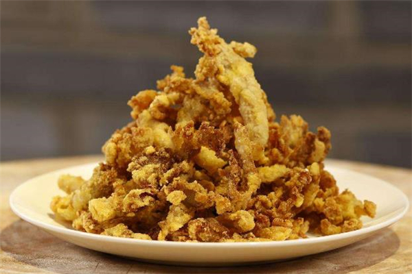 干炸蘑菇的简单做法步骤,炸平菇的做法大全