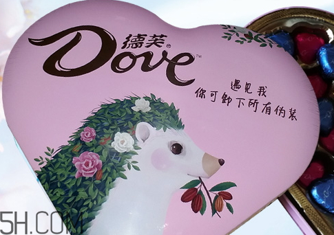 德芙情人节巧克力礼盒图片,德芙心语巧克力礼盒150克多少钱