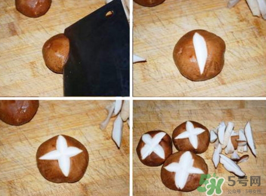 香菇怎么切十字花刀,香菇怎么切十字刀