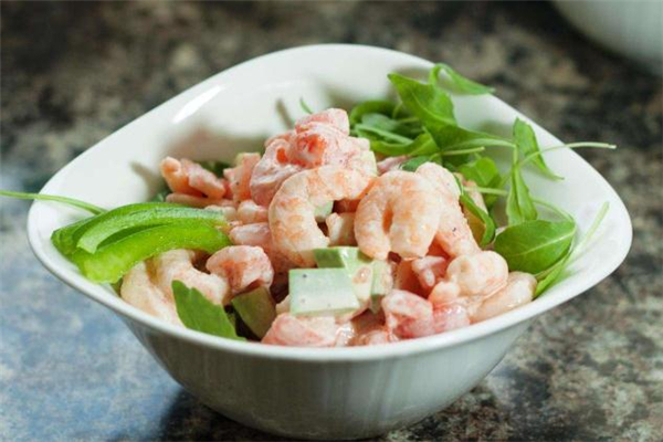 油条虾仁沙拉的做法,虾仁沙拉的做法