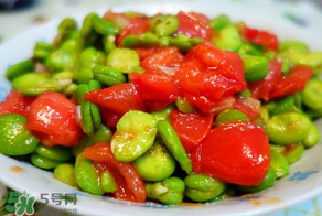 蚕豆和西红柿能一起吃吗?,蚕豆可以和西红柿一起吃吗