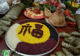 五色糯米饭的染料大全,五色糯米饭用什么染色