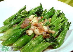 芥兰菜的作用和功效,芥兰菜功效和营养价值