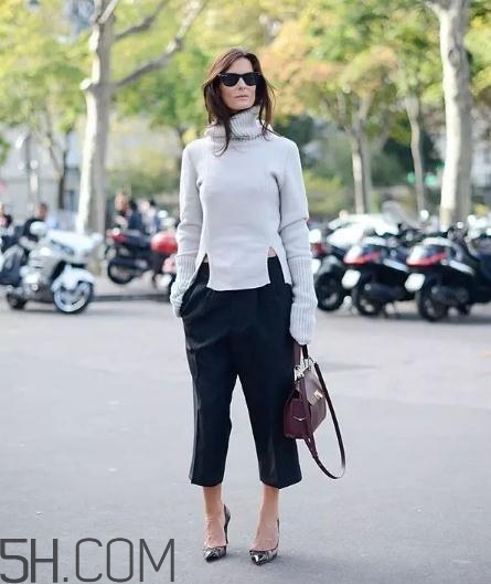 高领毛衣适合什么人穿呢?,高领子毛衣适合什么人穿