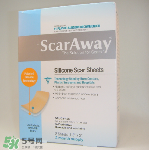 scaraway疤痕凝胶,疤痕贴用法
