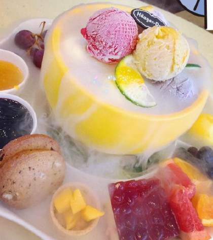 哈根达斯橙香柚子