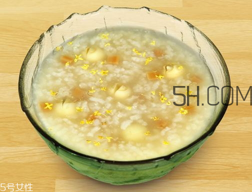 桂花粥的功效和作用(黑米桂花粥的功效和作用)
