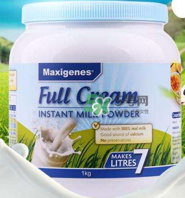 美可卓(maxigenes)蓝胖子奶粉,maxigenes美可卓蓝胖子全脂奶粉